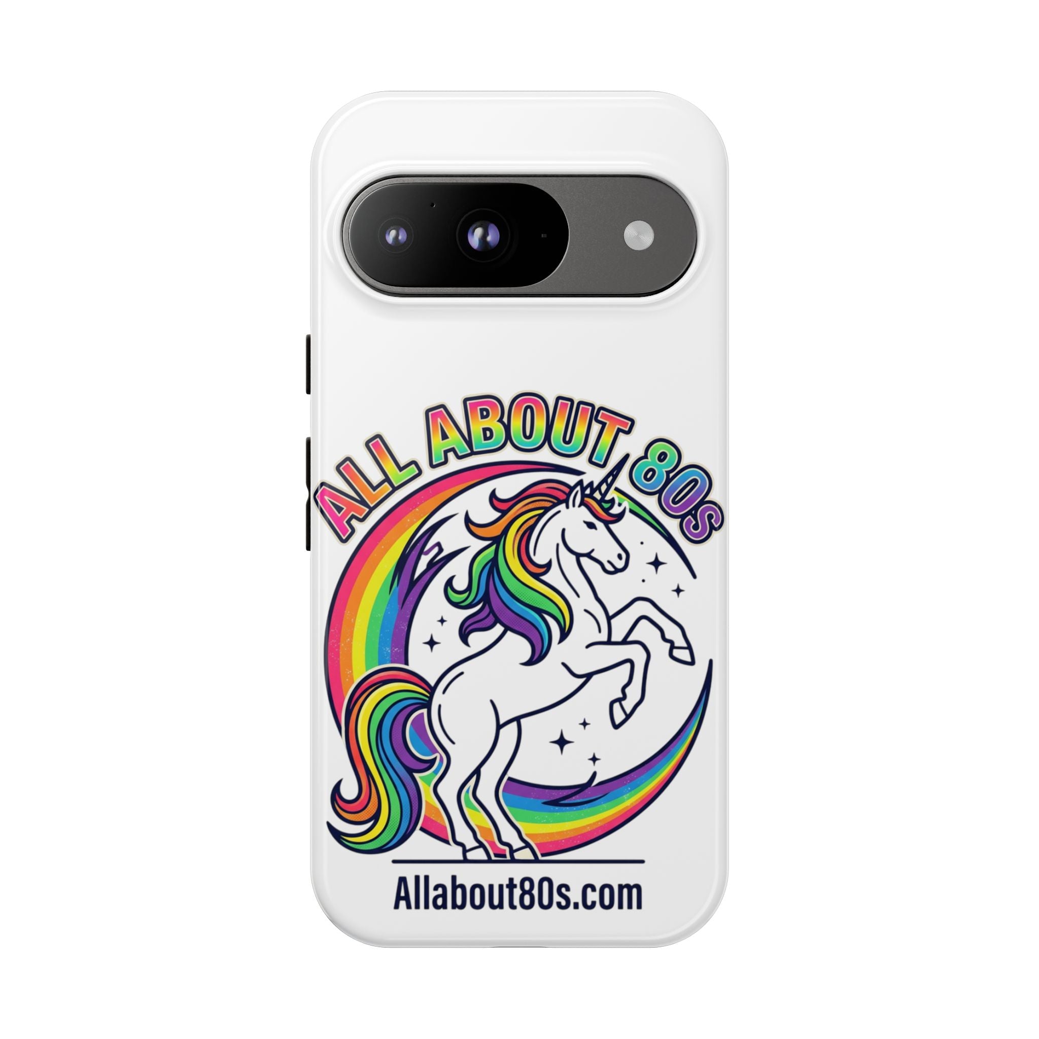 All About 80s Rainbow Unicorn Phone Case