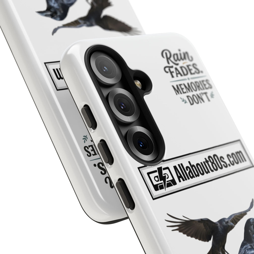Raven Flight Phone Case — Protective iPhone Case with Black Crow Design