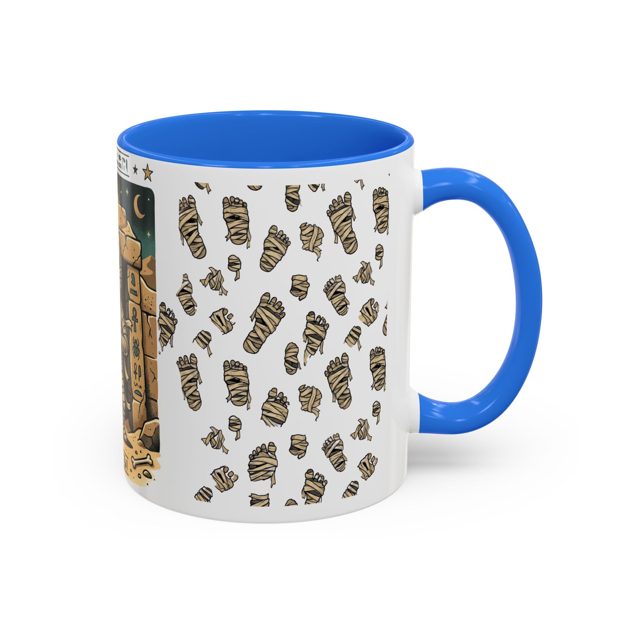 Mummy Mug – Cute Cartoon Egyptian Mummy Coffee Cup (11oz & 15oz)