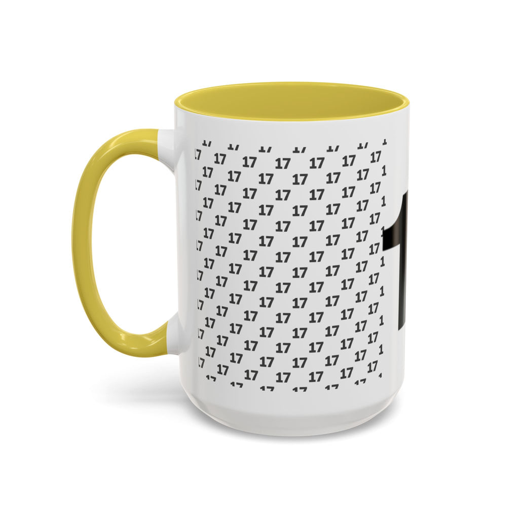 Minimalist Number Pattern Coffee Mug (11oz & 15oz)