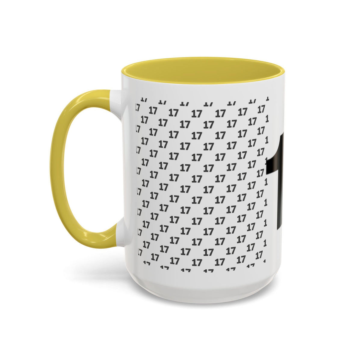 Minimalist Number Pattern Coffee Mug (11oz & 15oz)