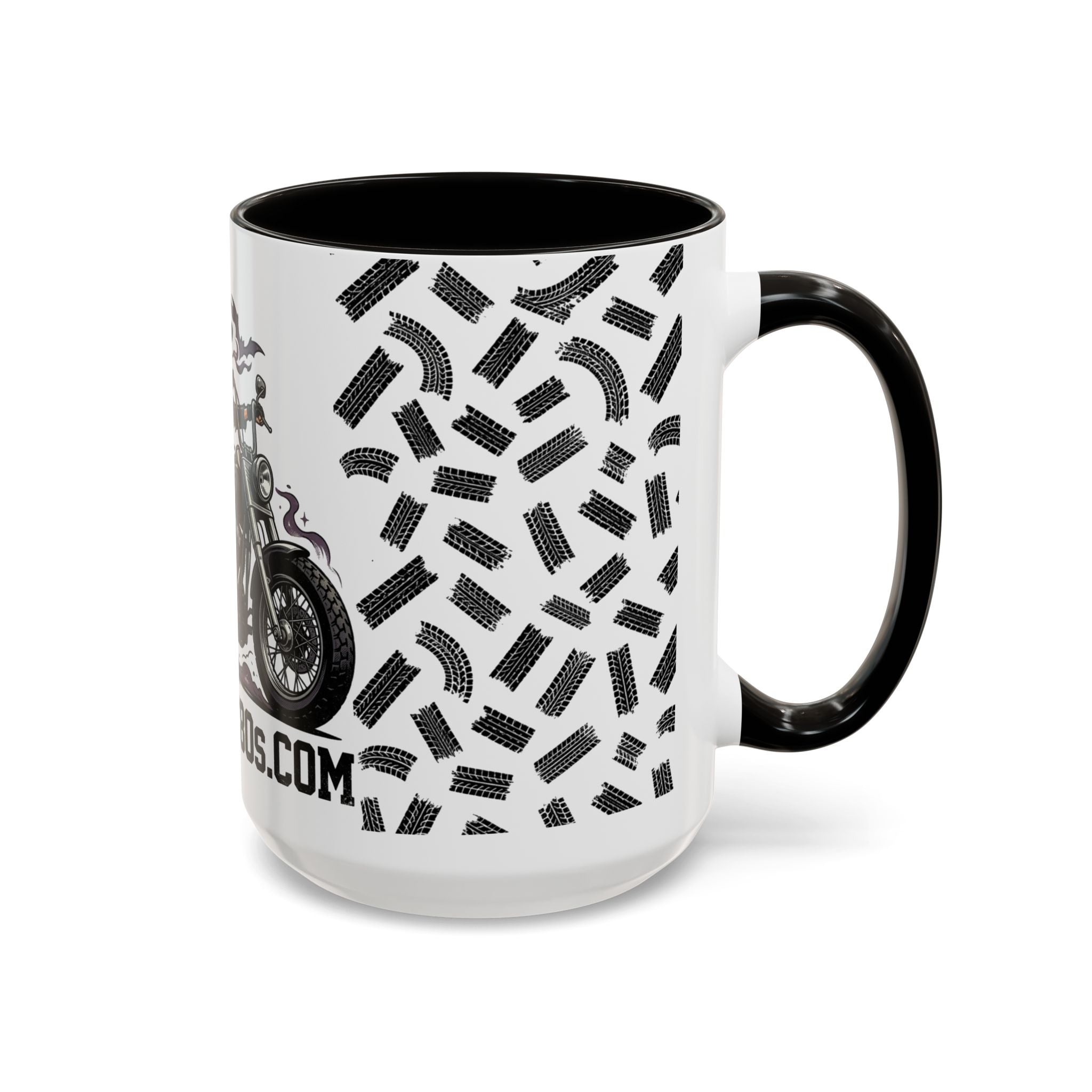 Witch Biker Mug – Motorcycle Witch Coffee Cup (11oz/15oz)