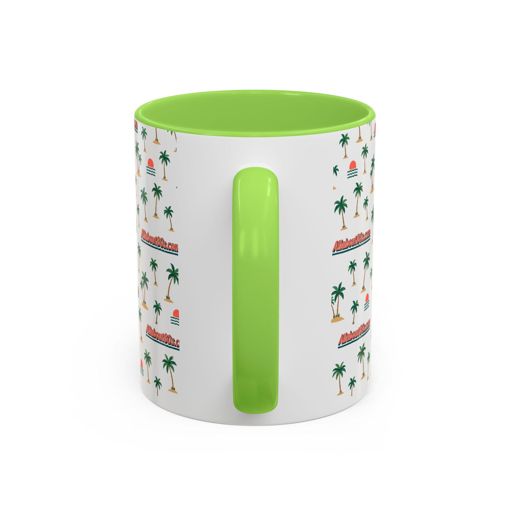 Live Your Dreams Tropical Sunset Mug
