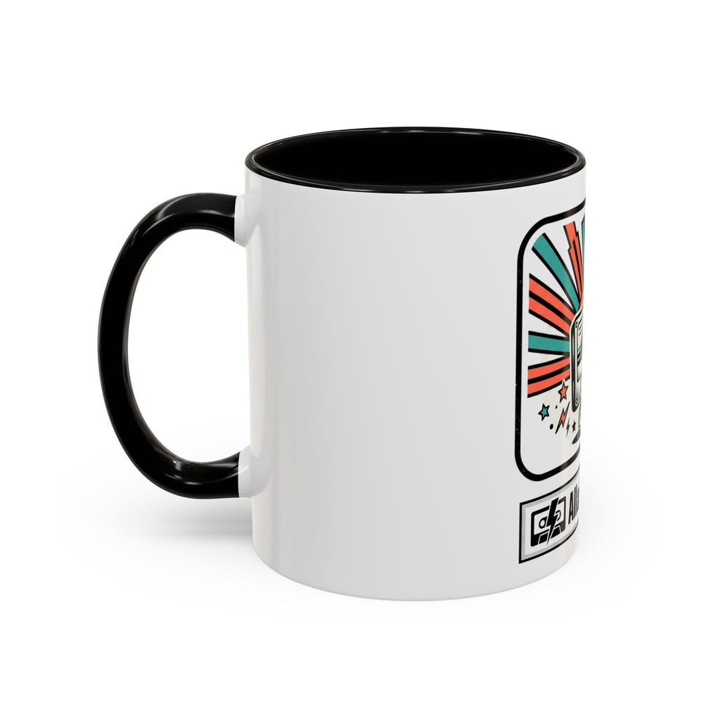 Allabout80s.com Retro Logo Accent Coffee Mug (11/15oz)