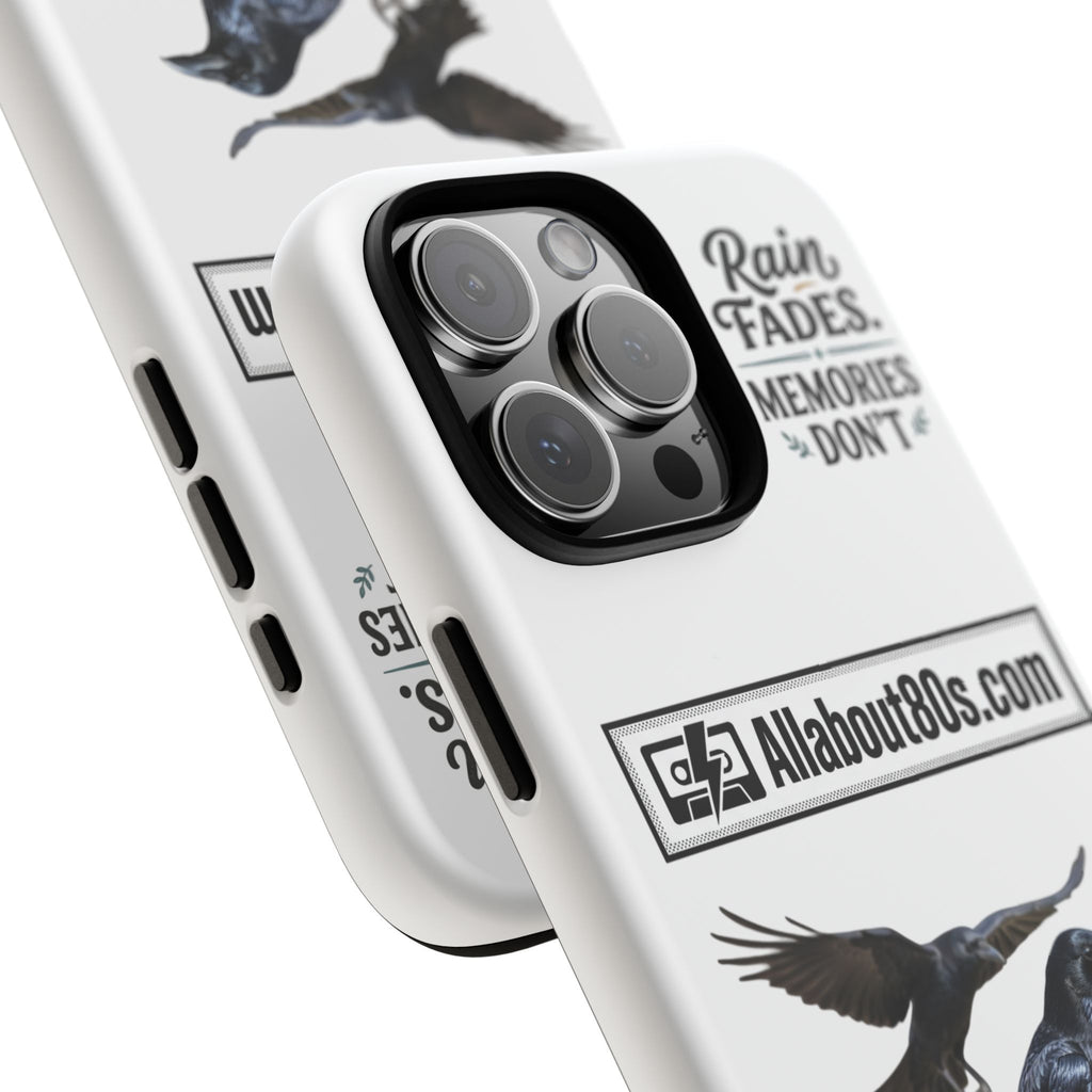 Raven Flight Phone Case — Protective iPhone Case with Black Crow Design
