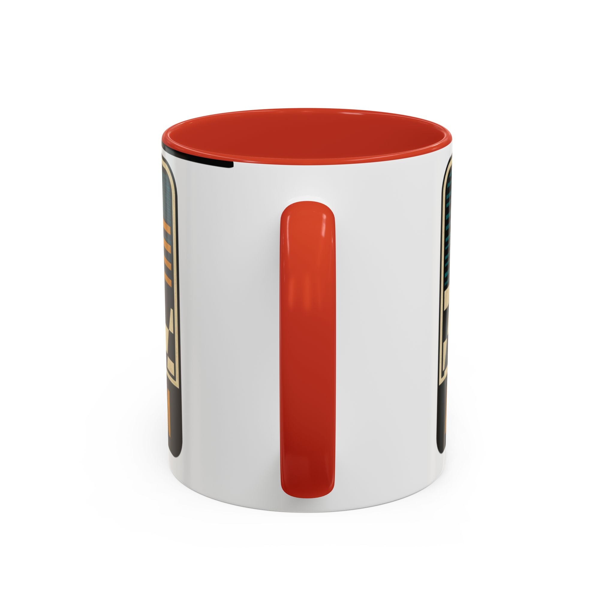 Route 66 Retro Checkerboard Coffee Mug — Vintage Road Trip 11/15oz Accent Mug