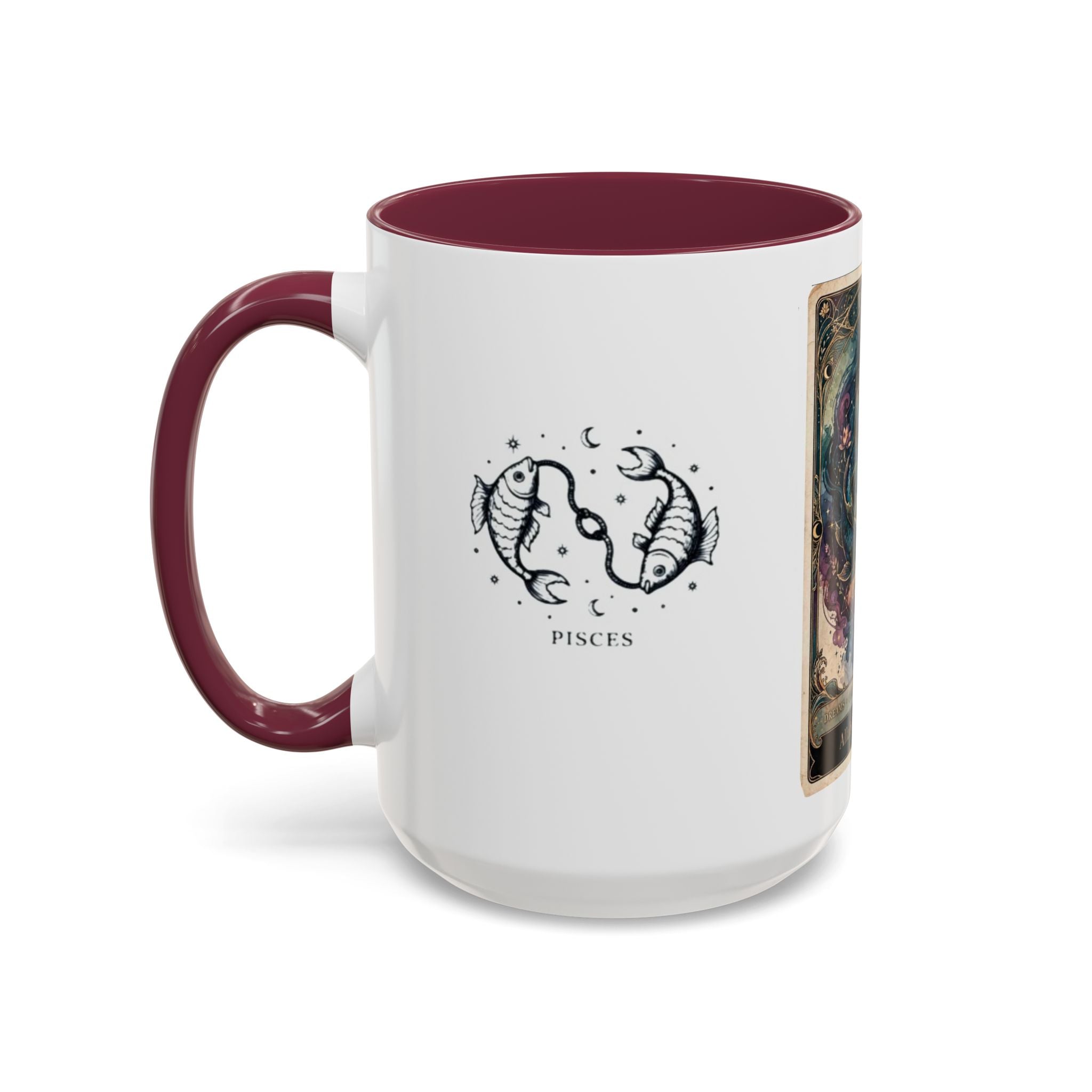 Pisces Zodiac Mug – Artistic Pisces Fish Coffee Cup (11oz & 15oz)