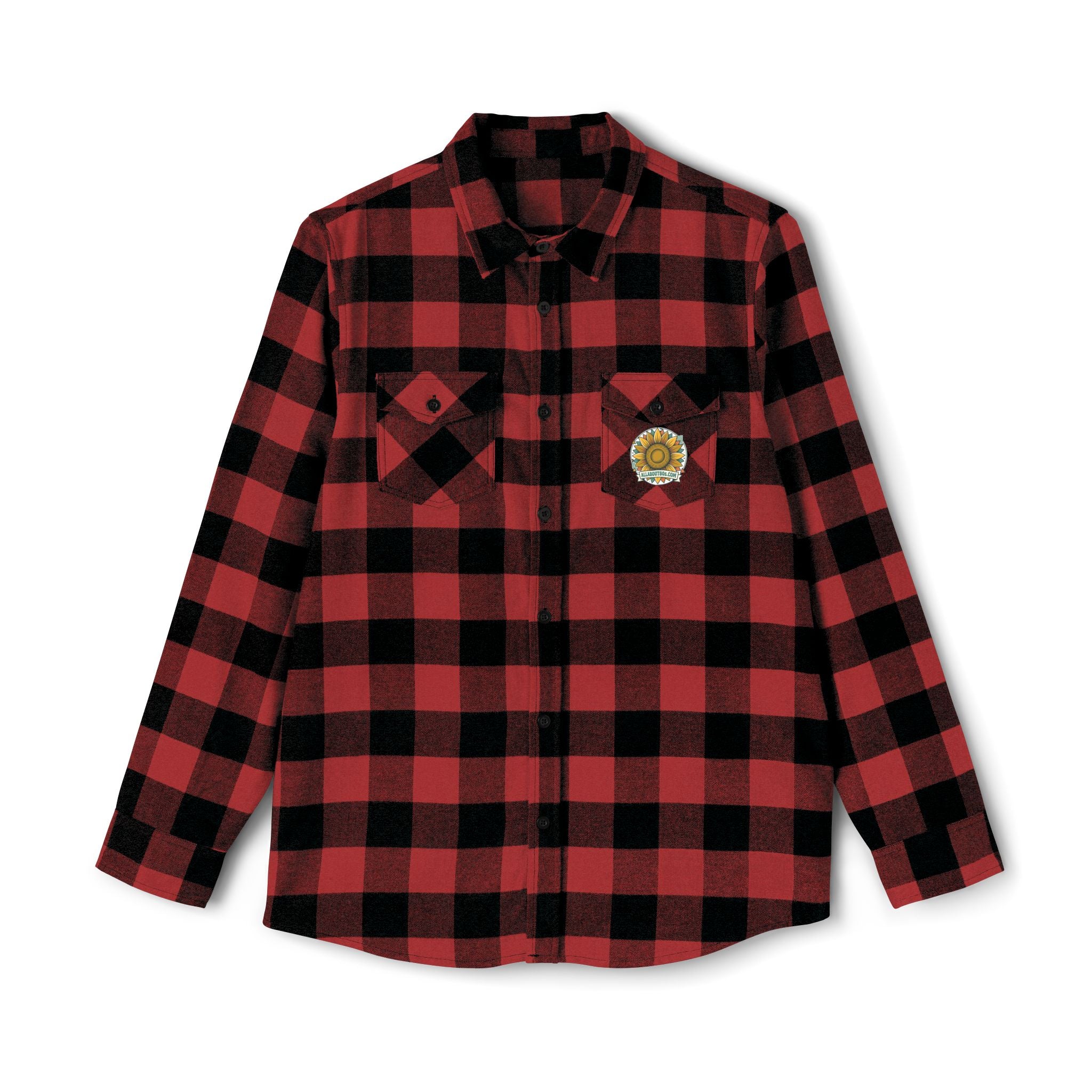 Black & White Buffalo Plaid Flannel Shirt