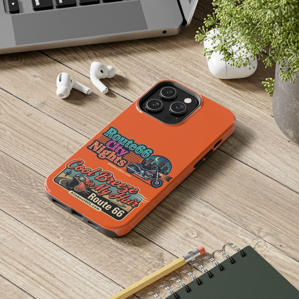 Route 66 'Cool Breeze in My Hair' Tough Phone Case