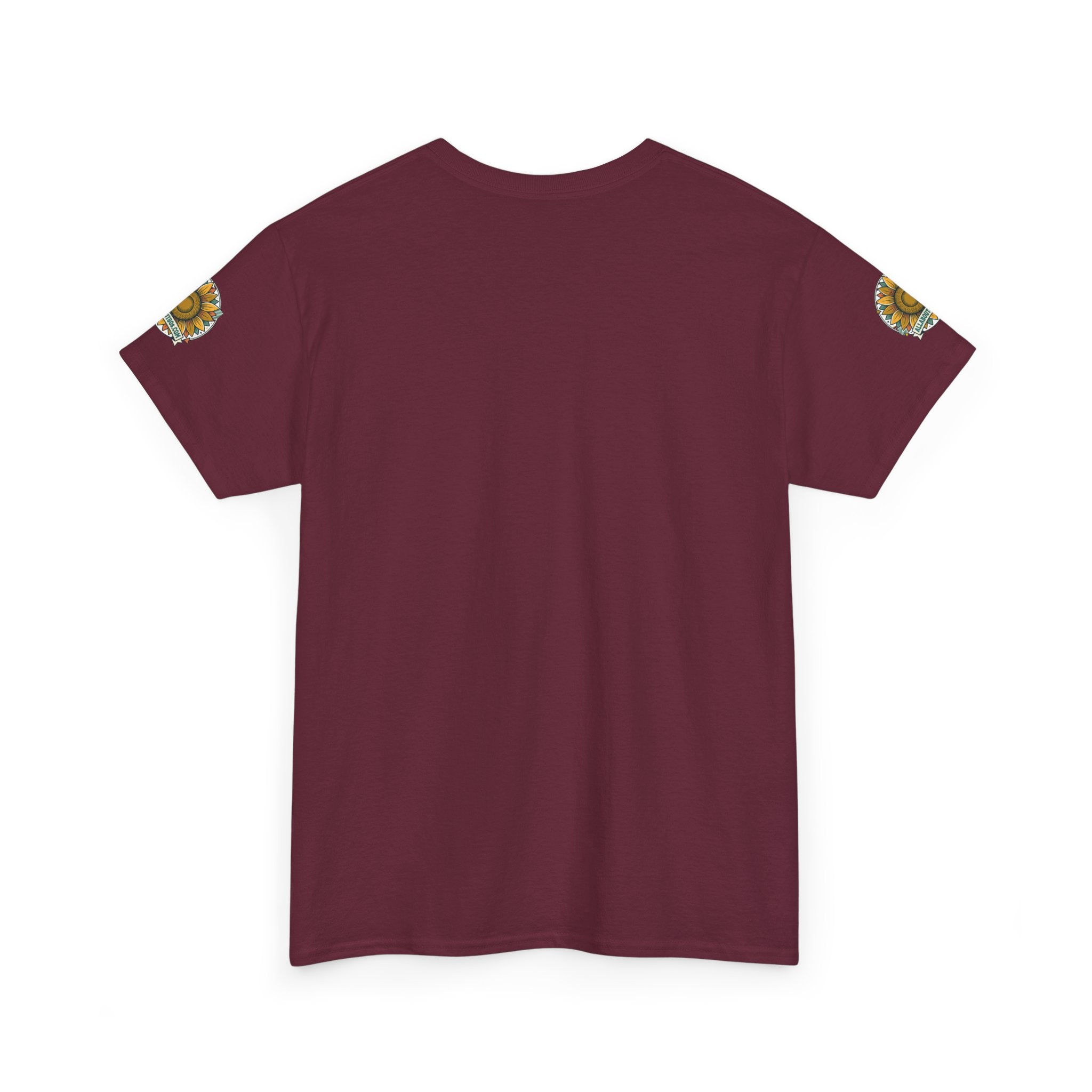 Sunflower Logo T-Shirt — AllAbout80s.com Vintage Floral Tee