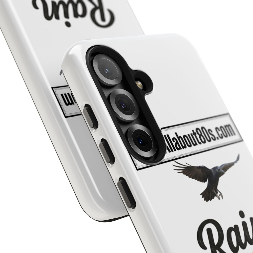 Tough Phone Case — "Rain Fades. Memories Don't" Raven Phone Cover, Protective iPhone Case