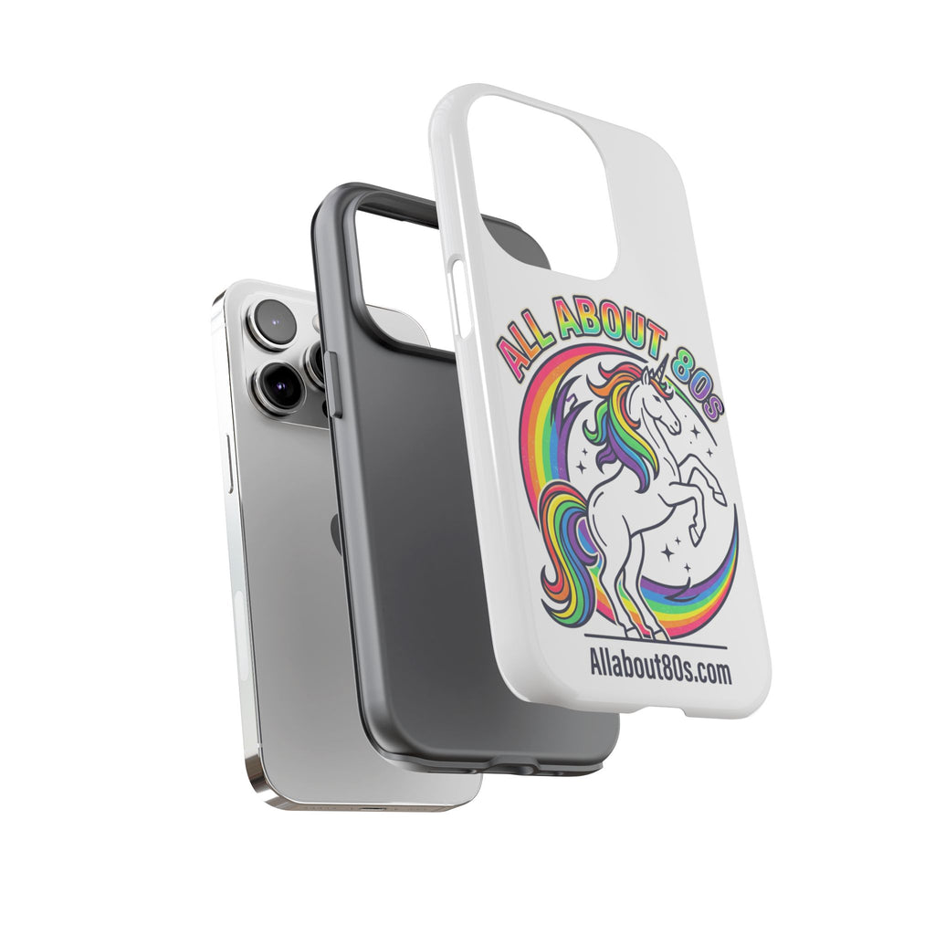 All About 80s Rainbow Unicorn Phone Case