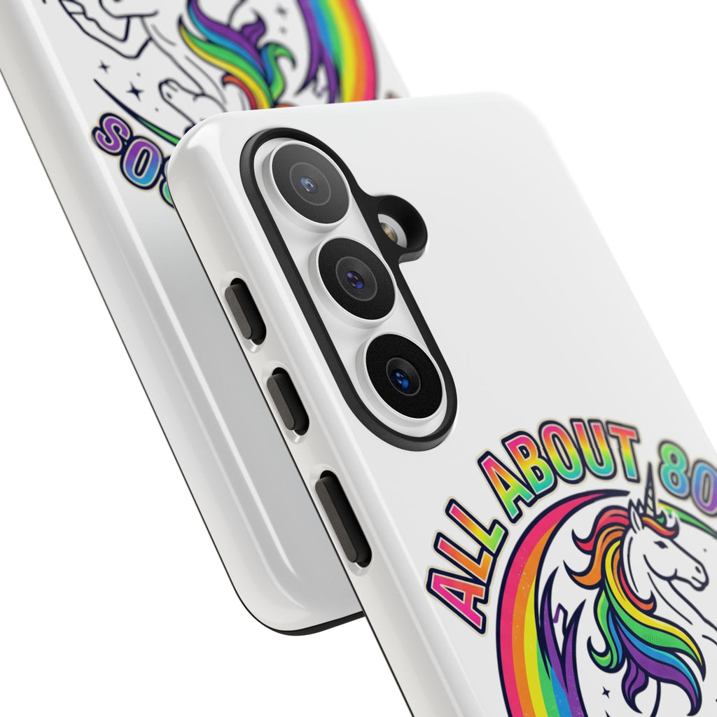 All About 80s Rainbow Unicorn Phone Case