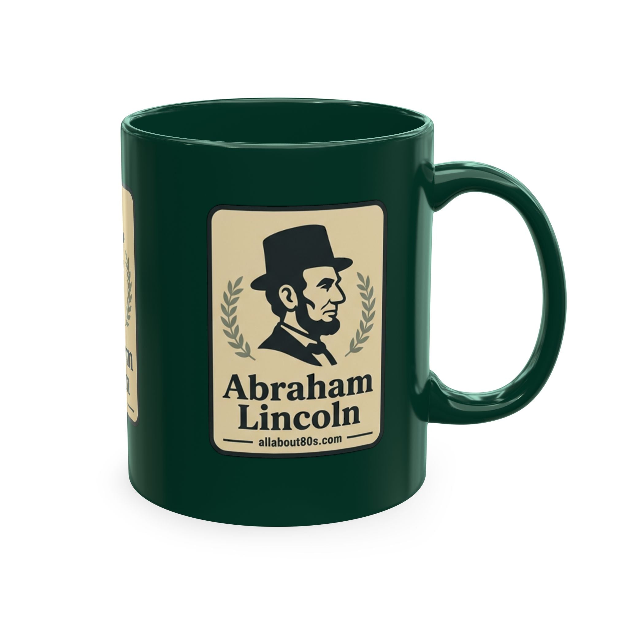 Abraham Lincoln Ceramic Mug – Vintage Portrait Political History Coffee Cup