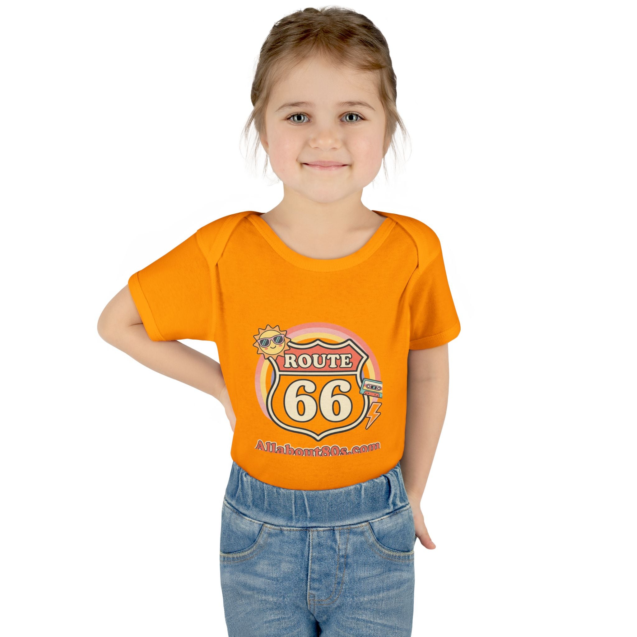 Route 66 Baby Bodysuit – Retro Travel Infant Onesie