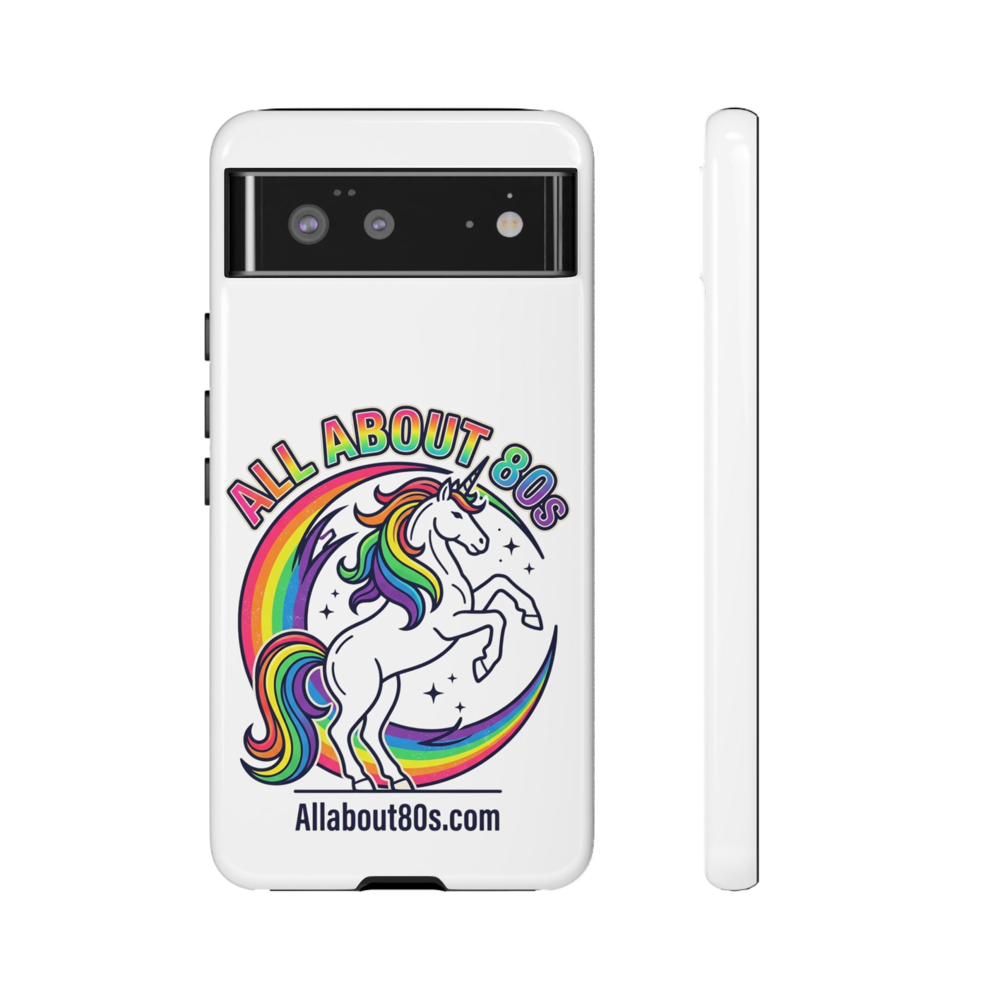 All About 80s Rainbow Unicorn Phone Case