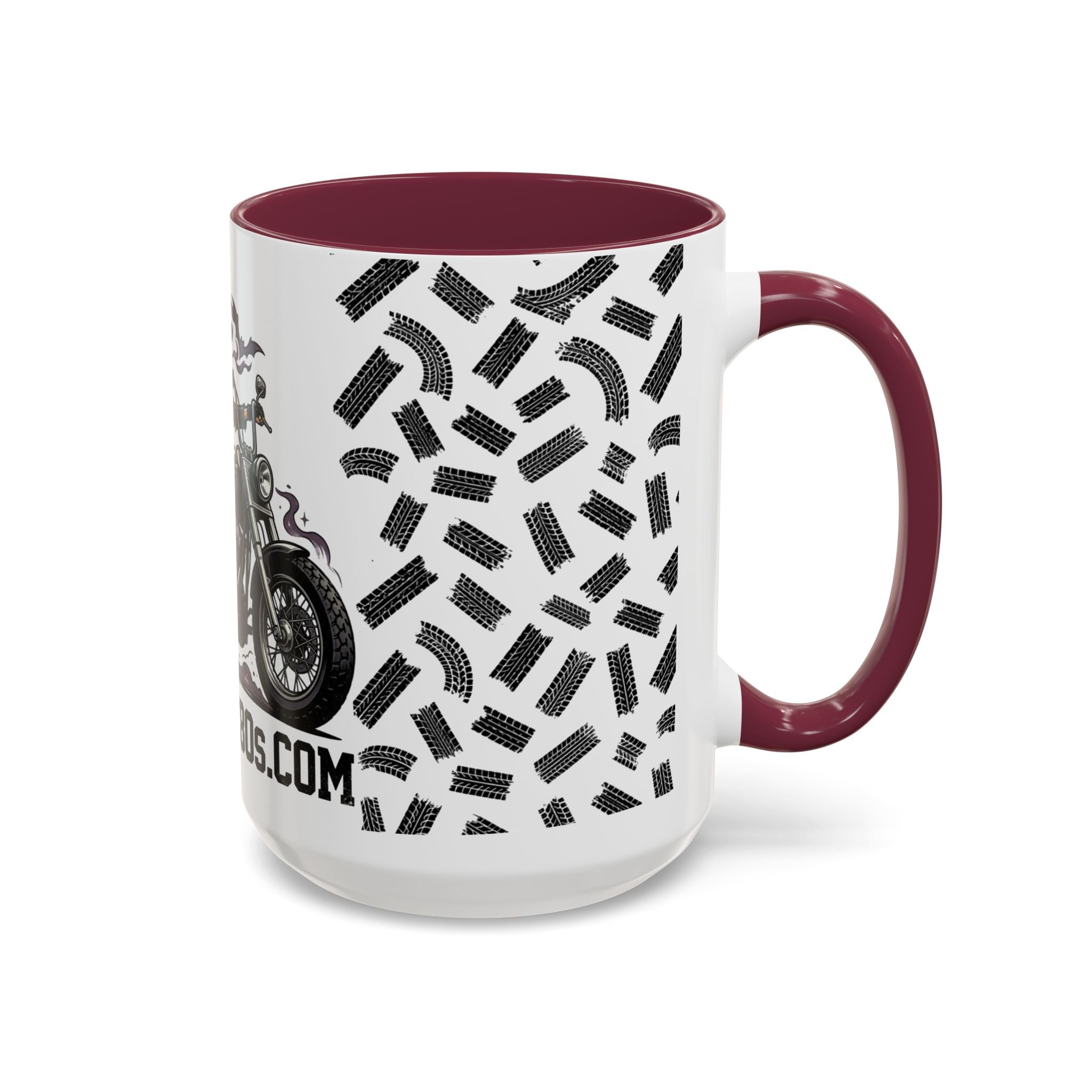 Witch Biker Mug – Motorcycle Witch Coffee Cup (11oz/15oz)