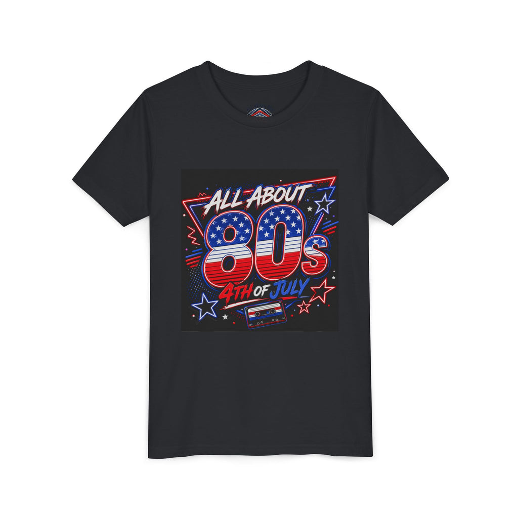 All About 80s 4th of July Youth Tee