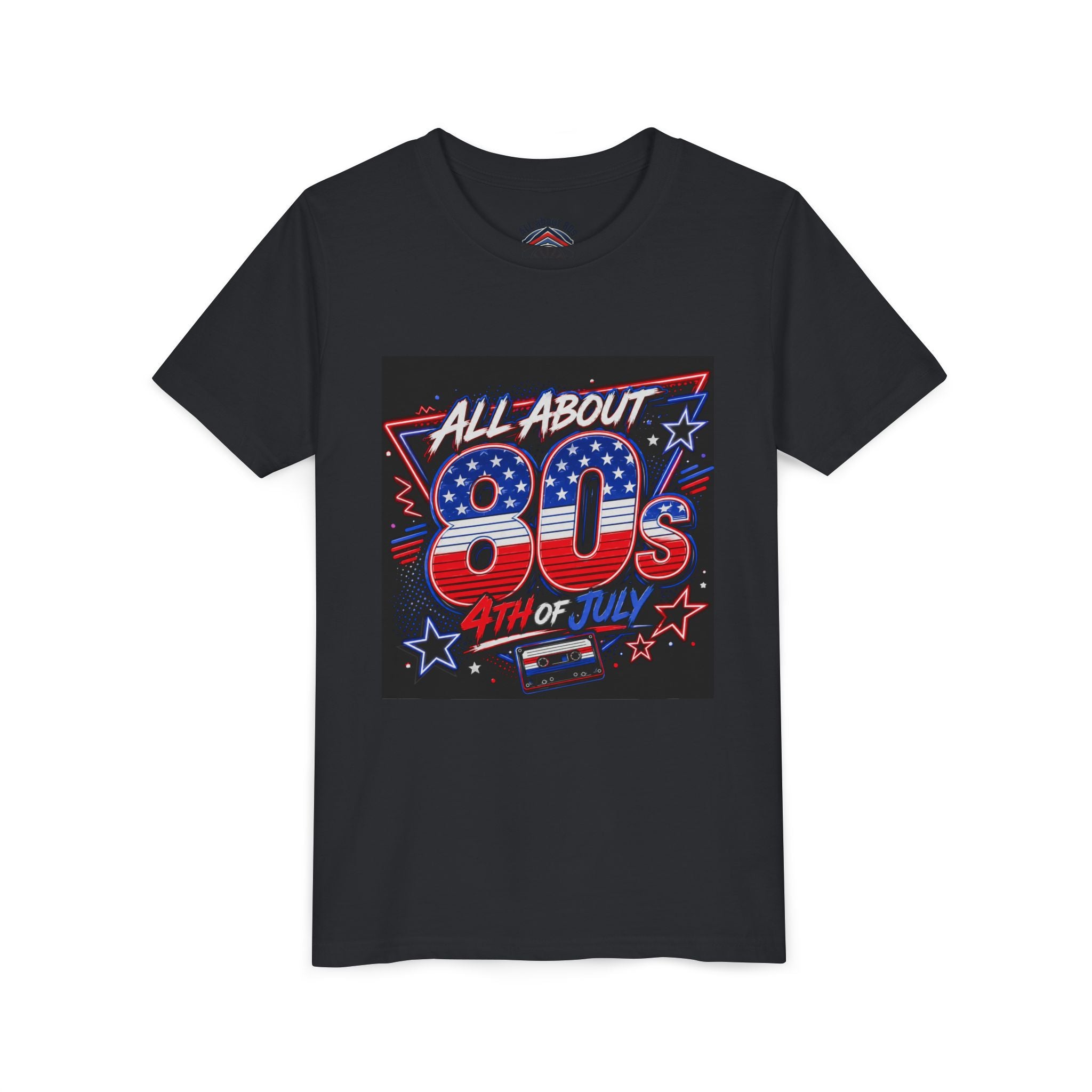 All About 80s 4th of July Youth Tee