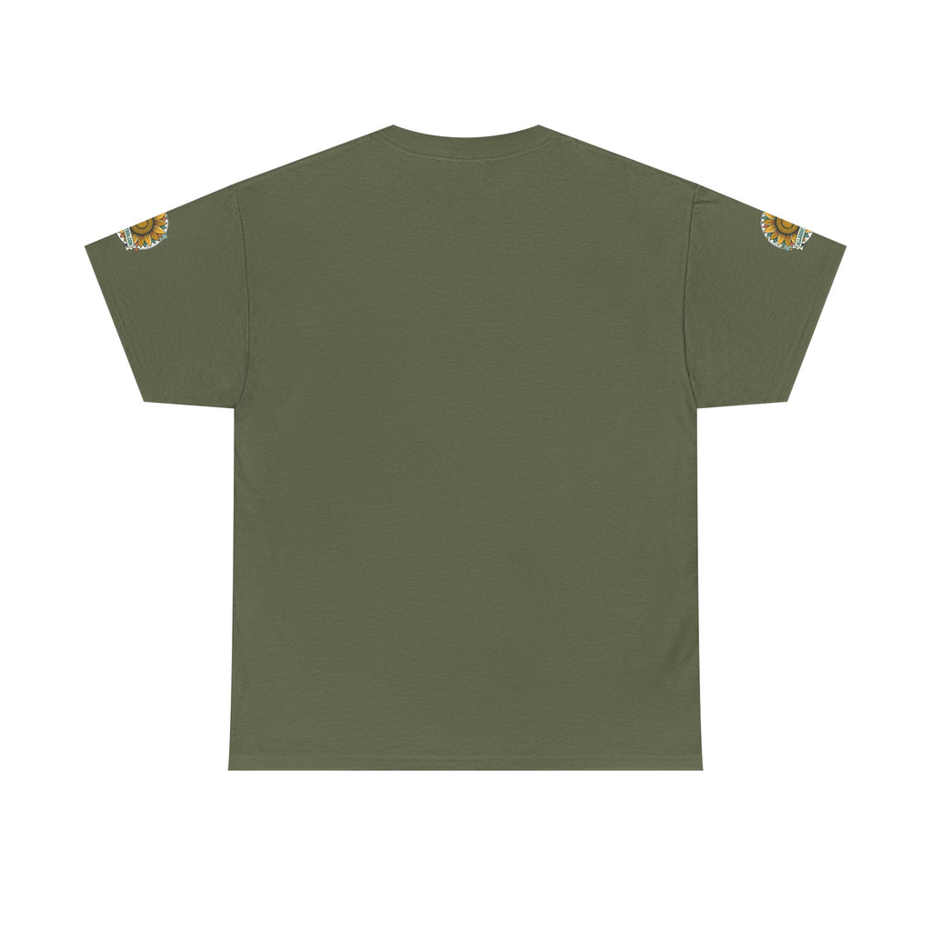 Sunflower Logo T-Shirt — AllAbout80s.com Vintage Floral Tee