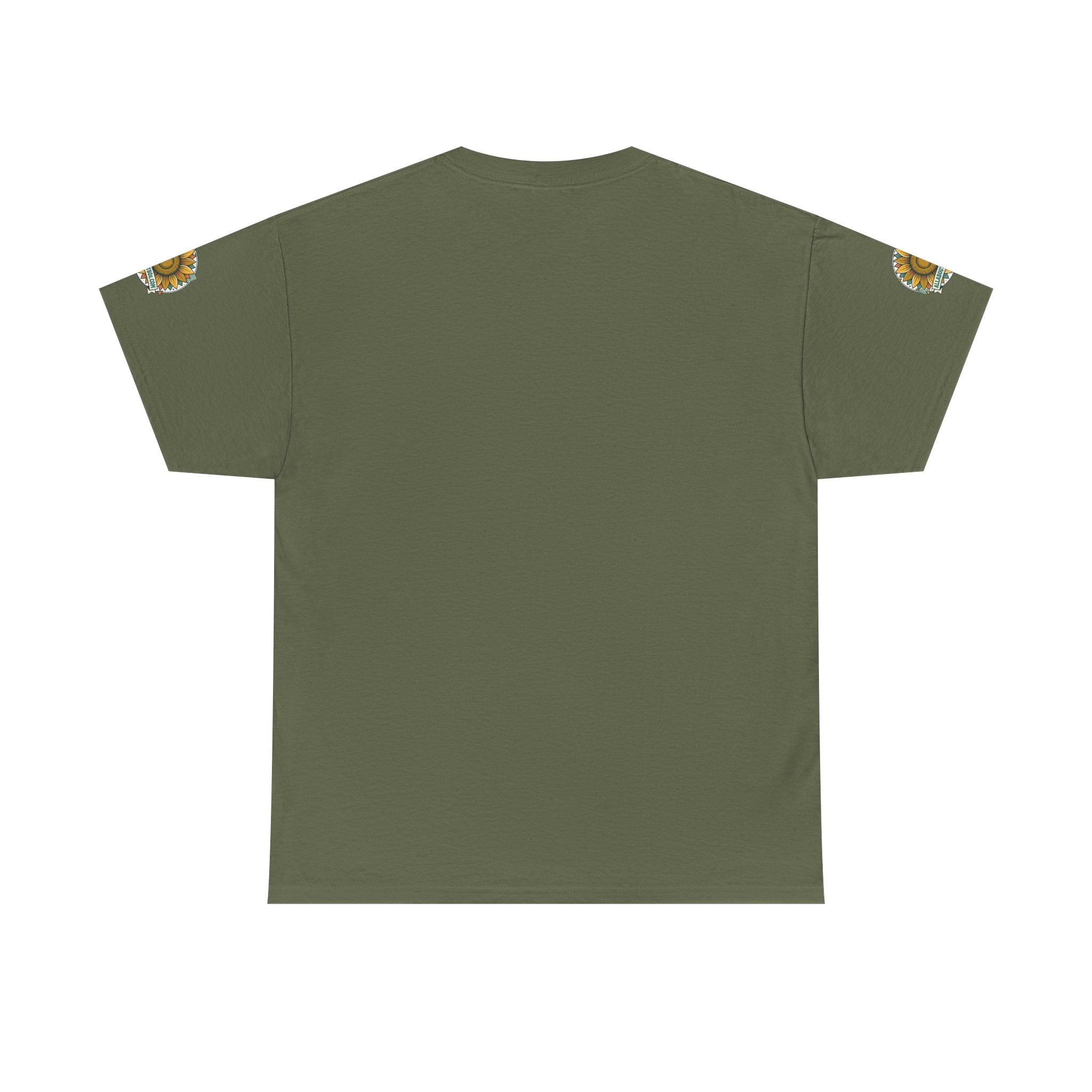 Sunflower Logo T-Shirt — AllAbout80s.com Vintage Floral Tee