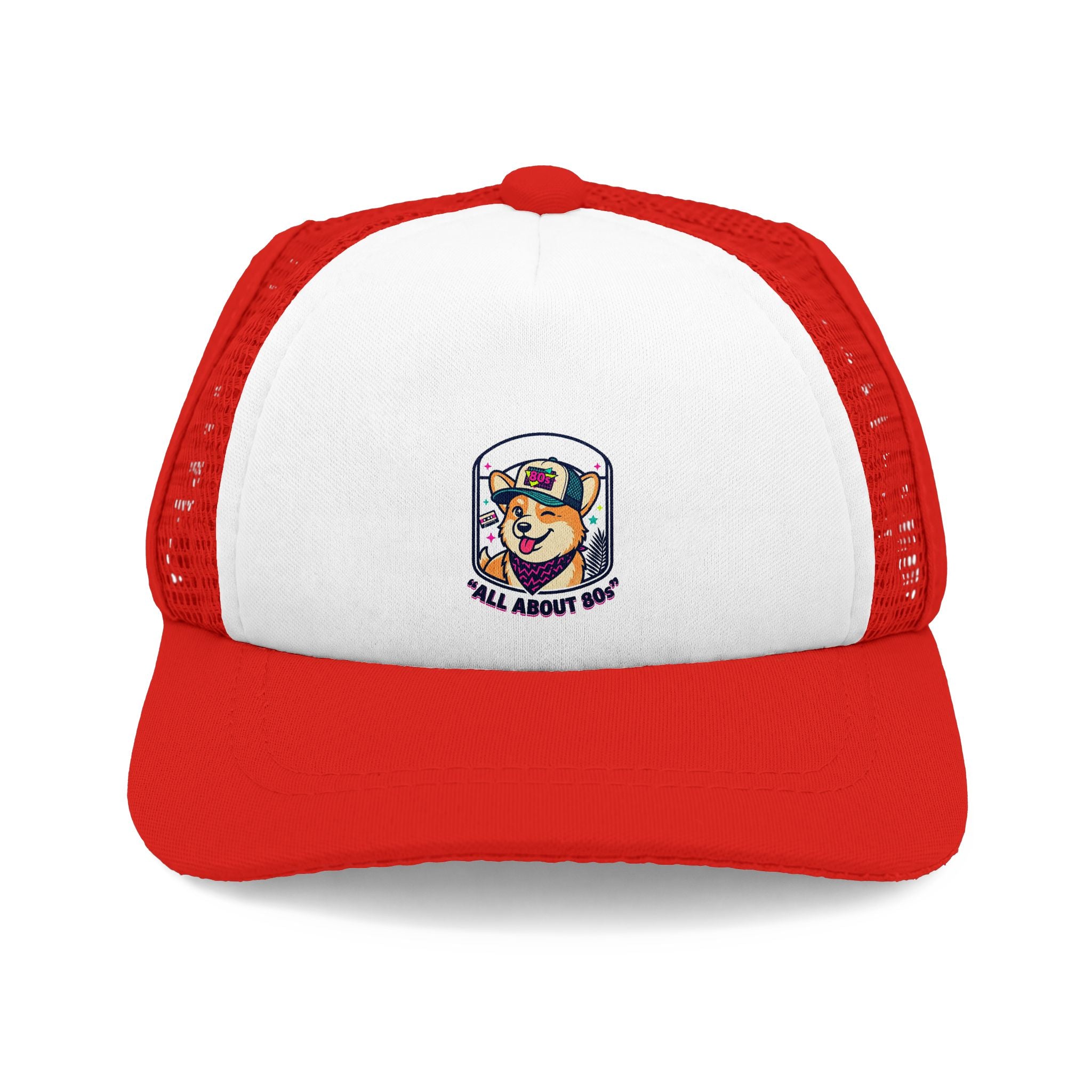 Dog Trucker Hat – 'All About Boy' Foam Front Cap