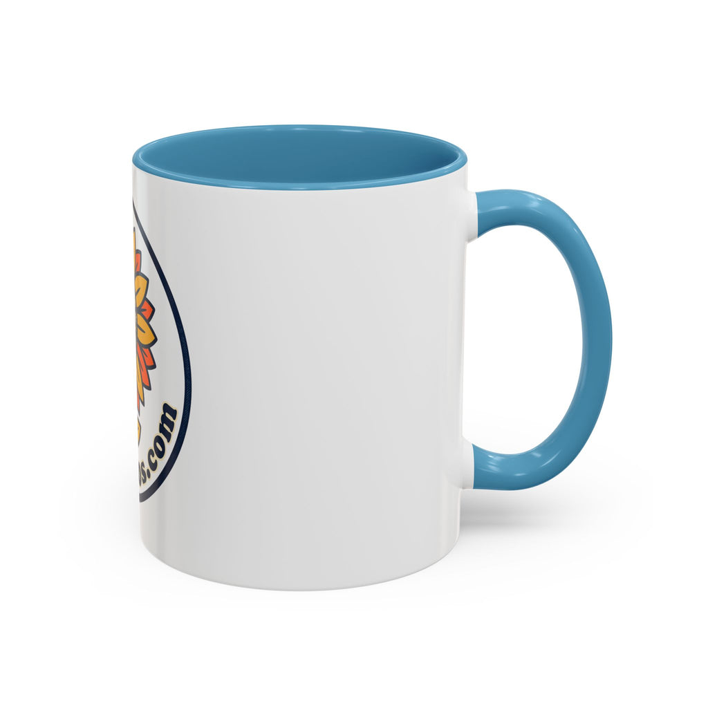 AllAbout80s Sunflower Accent Coffee Mug (11/15oz)