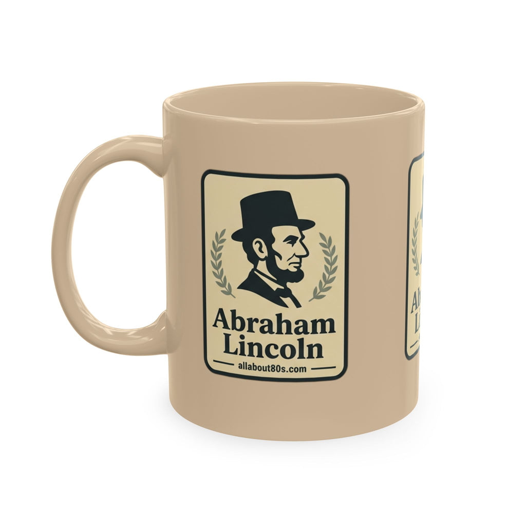 Abraham Lincoln Ceramic Mug – Vintage Portrait Political History Coffee Cup