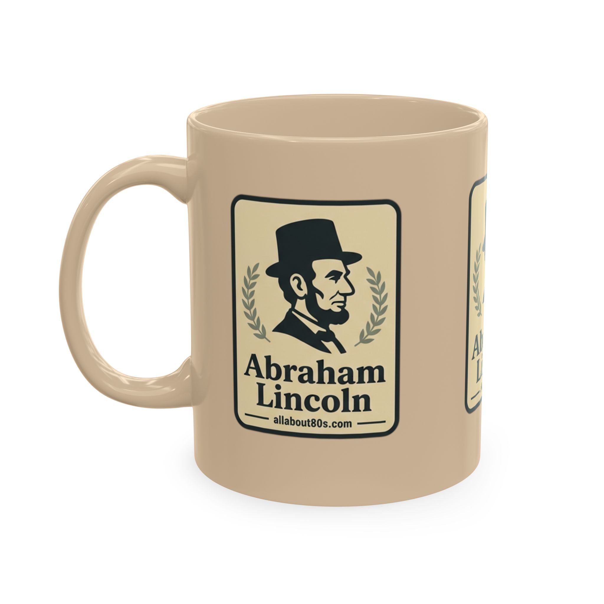 Abraham Lincoln Ceramic Mug – Vintage Portrait Political History Coffee Cup