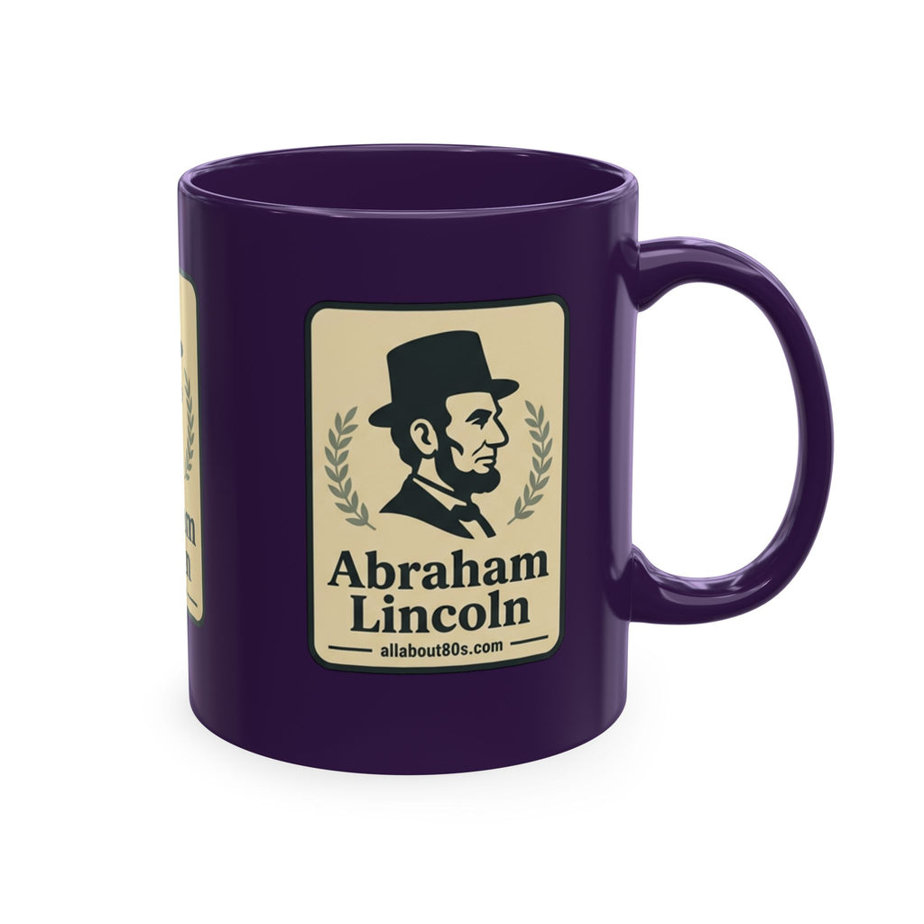 Abraham Lincoln Ceramic Mug – Vintage Portrait Political History Coffee Cup