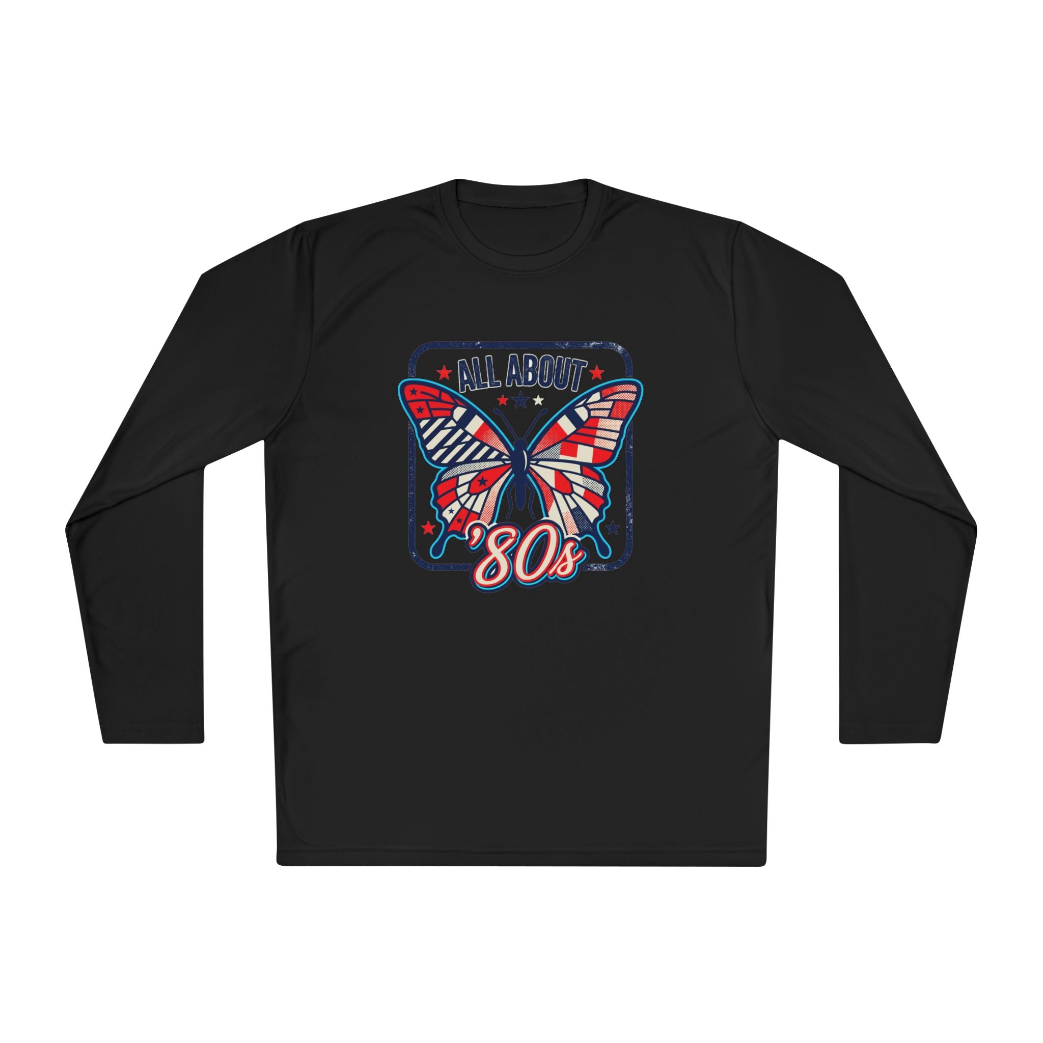 All About '80s Butterfly Long Sleeve Tee