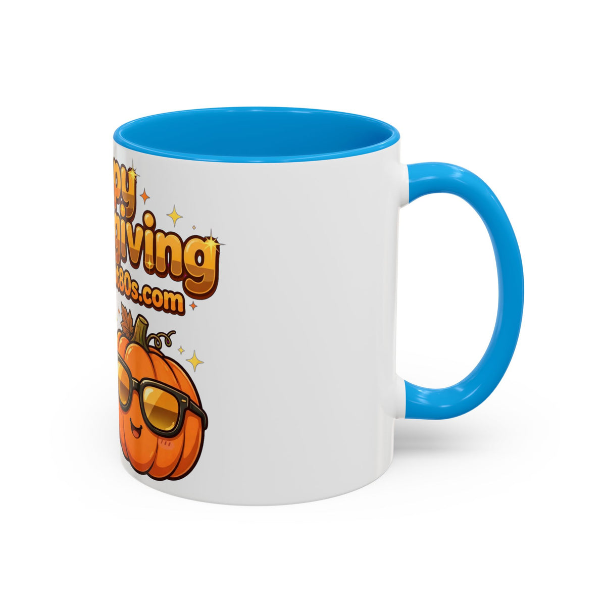Happy Thanksgiving Pumpkin & Scarecrow Mug – Festive Fall Coffee Cup (11oz, 15oz)