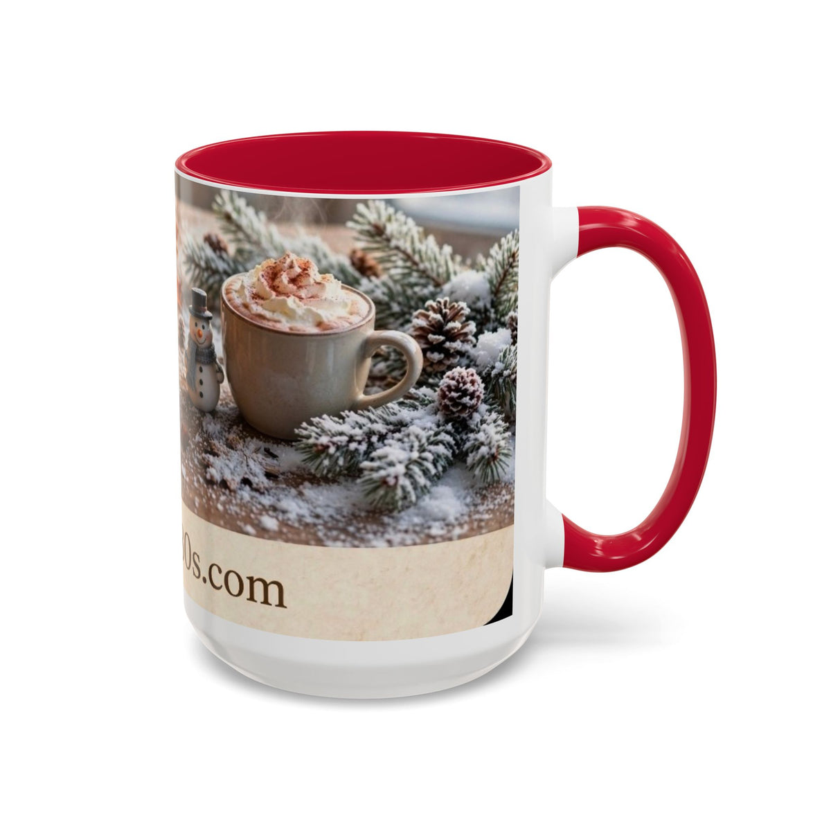 AllAbout80s Seasonal Coffee Mug (11oz/15oz) — Autumn & Winter Cozy Hot Cocoa Design