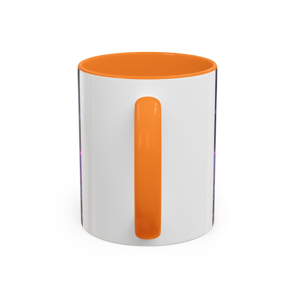 80s Retro Pumpkin Mug – Cute Neon Halloween Coffee Cup (11oz/15oz)