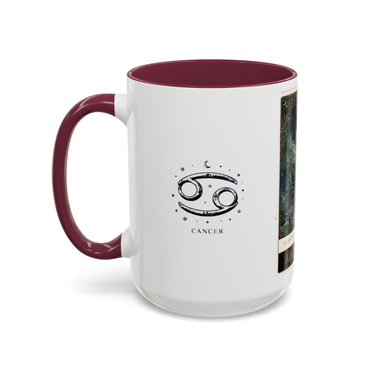 Cancer Zodiac Mug — Minimal Astrological Coffee Cup (11oz/15oz)