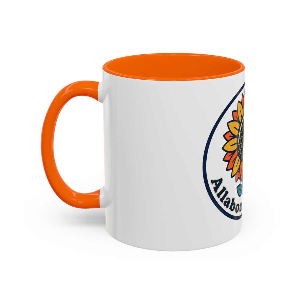 AllAbout80s Sunflower Accent Coffee Mug (11/15oz)