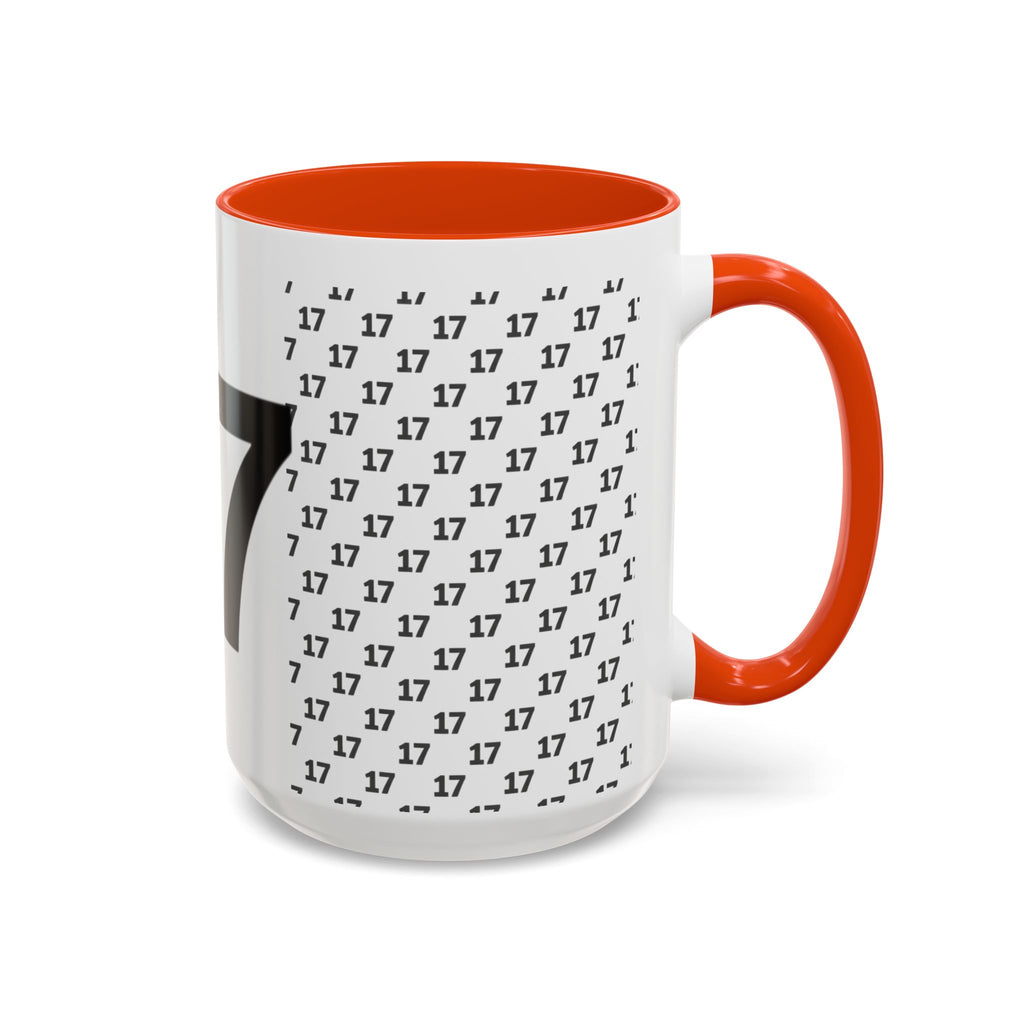 Minimalist Number Pattern Coffee Mug (11oz & 15oz)