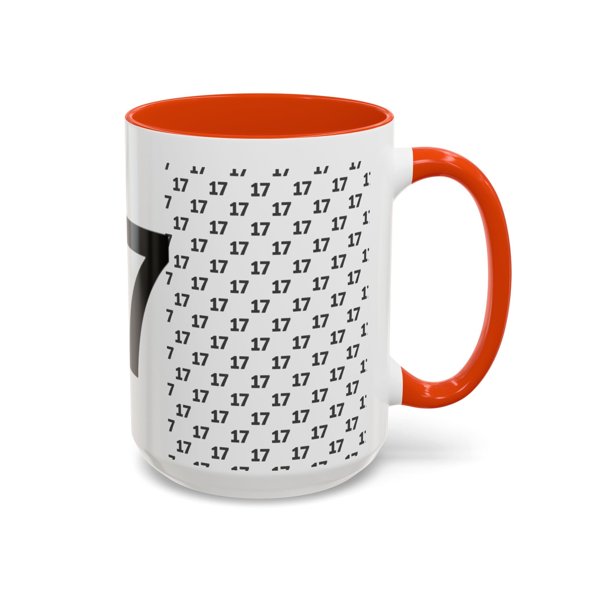Minimalist Number Pattern Coffee Mug (11oz & 15oz)