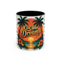 Live Your Dreams Tropical Sunset Mug