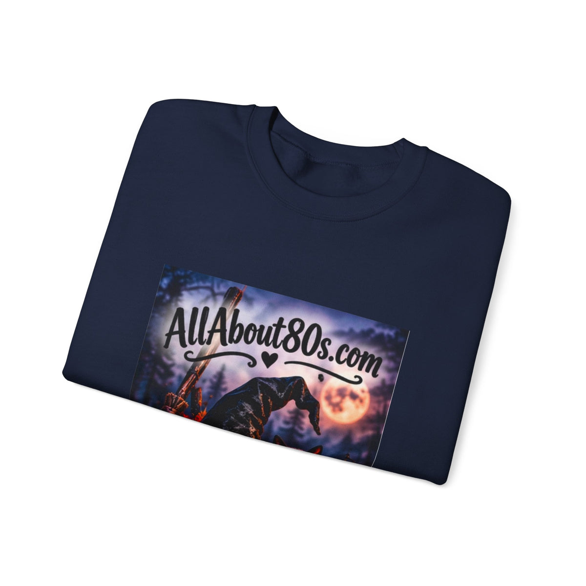 80s Witch Retro Sweatshirt — AllAbout80s.com Halloween Crewneck