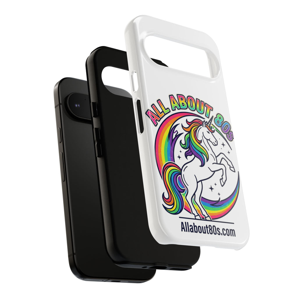 All About 80s Rainbow Unicorn Phone Case