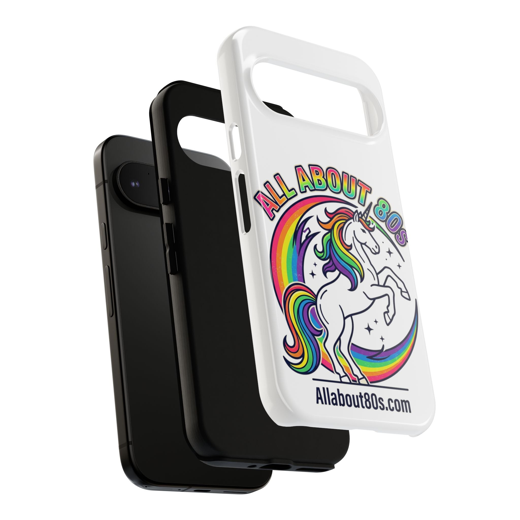 All About 80s Rainbow Unicorn Phone Case