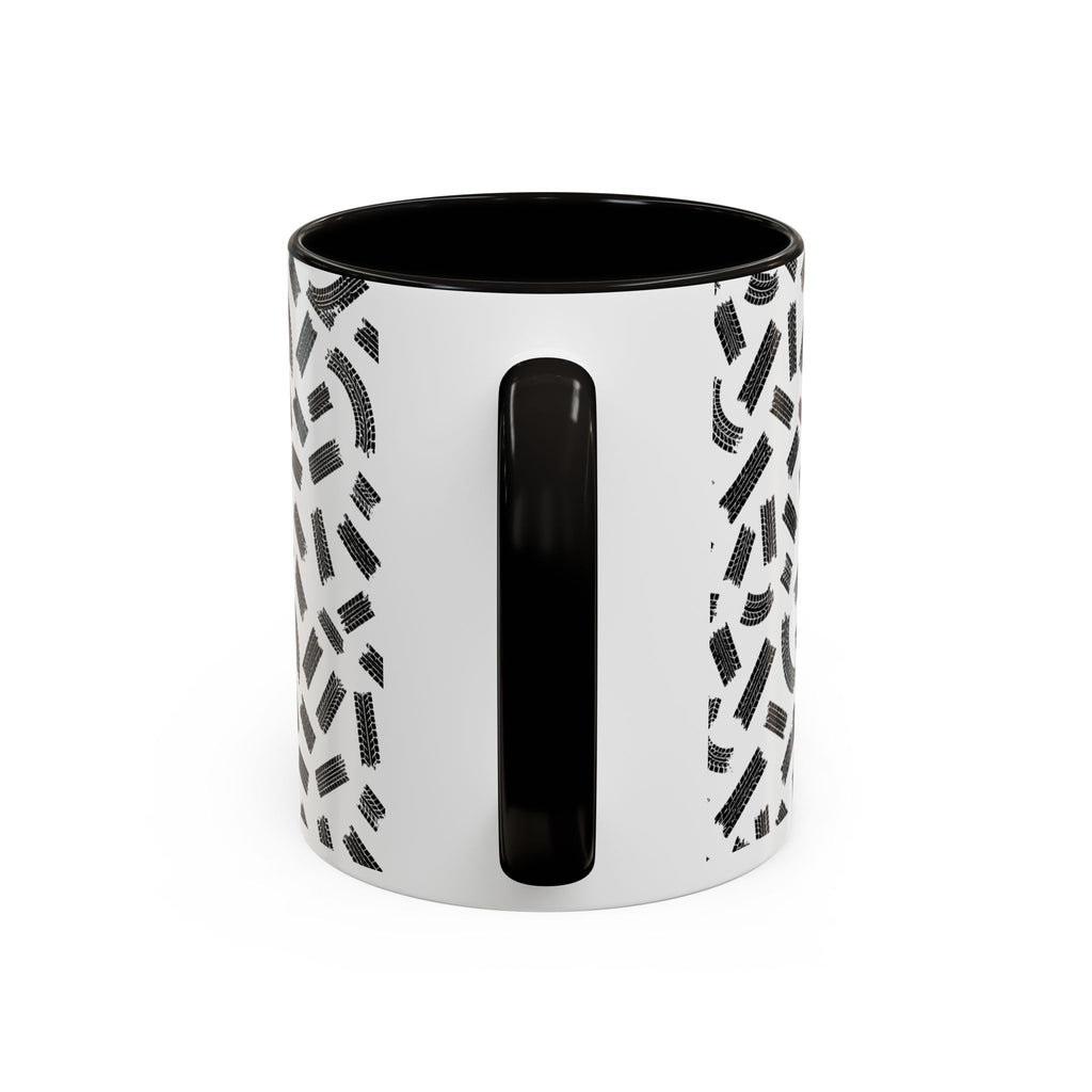 Witch Motorcycle Mug — Red-Haired Biker Witch Ceramic Coffee Cup