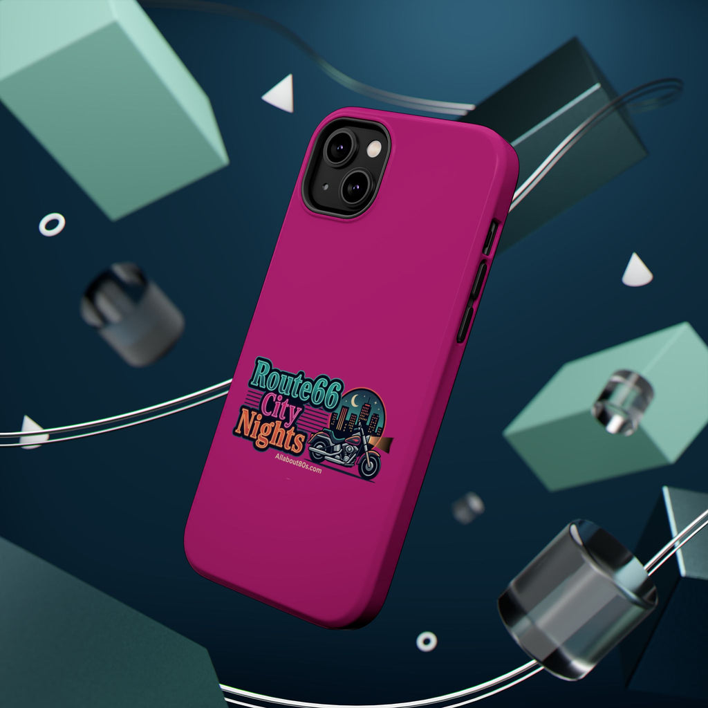 Phone Case — 'Route 66 City Nights' Magnetic Impact-Resistant Case