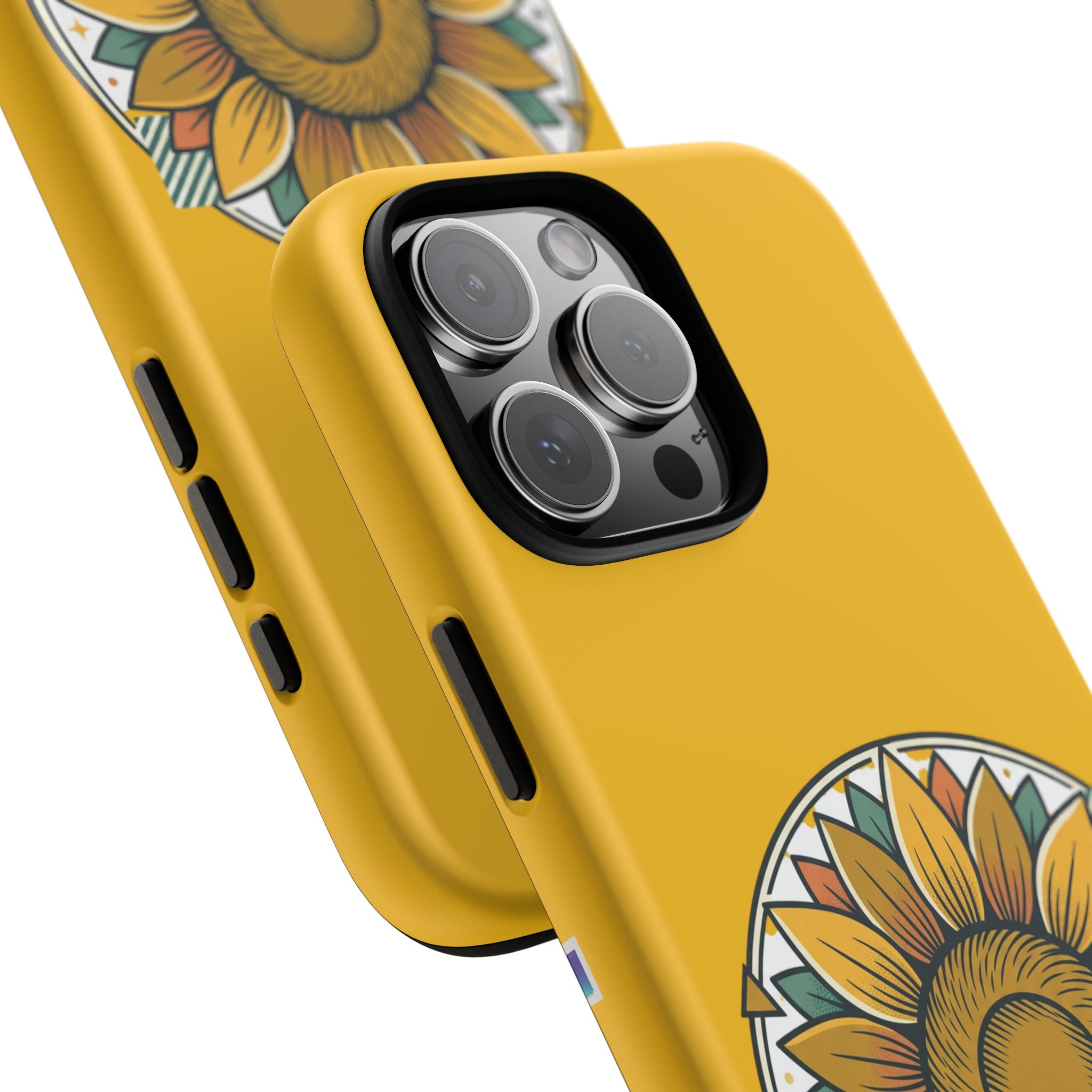 Sunflower Logo Phone Case — AllAbout80s.com Yellow Protective Cover