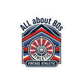 All About 80s Vintage Athletic Sticker — Retro 1980s Sports Decal