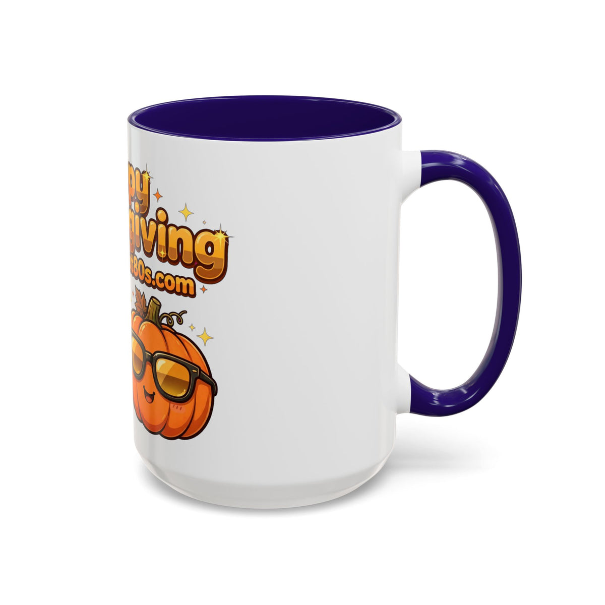 Happy Thanksgiving Pumpkin & Scarecrow Mug – Festive Fall Coffee Cup (11oz, 15oz)