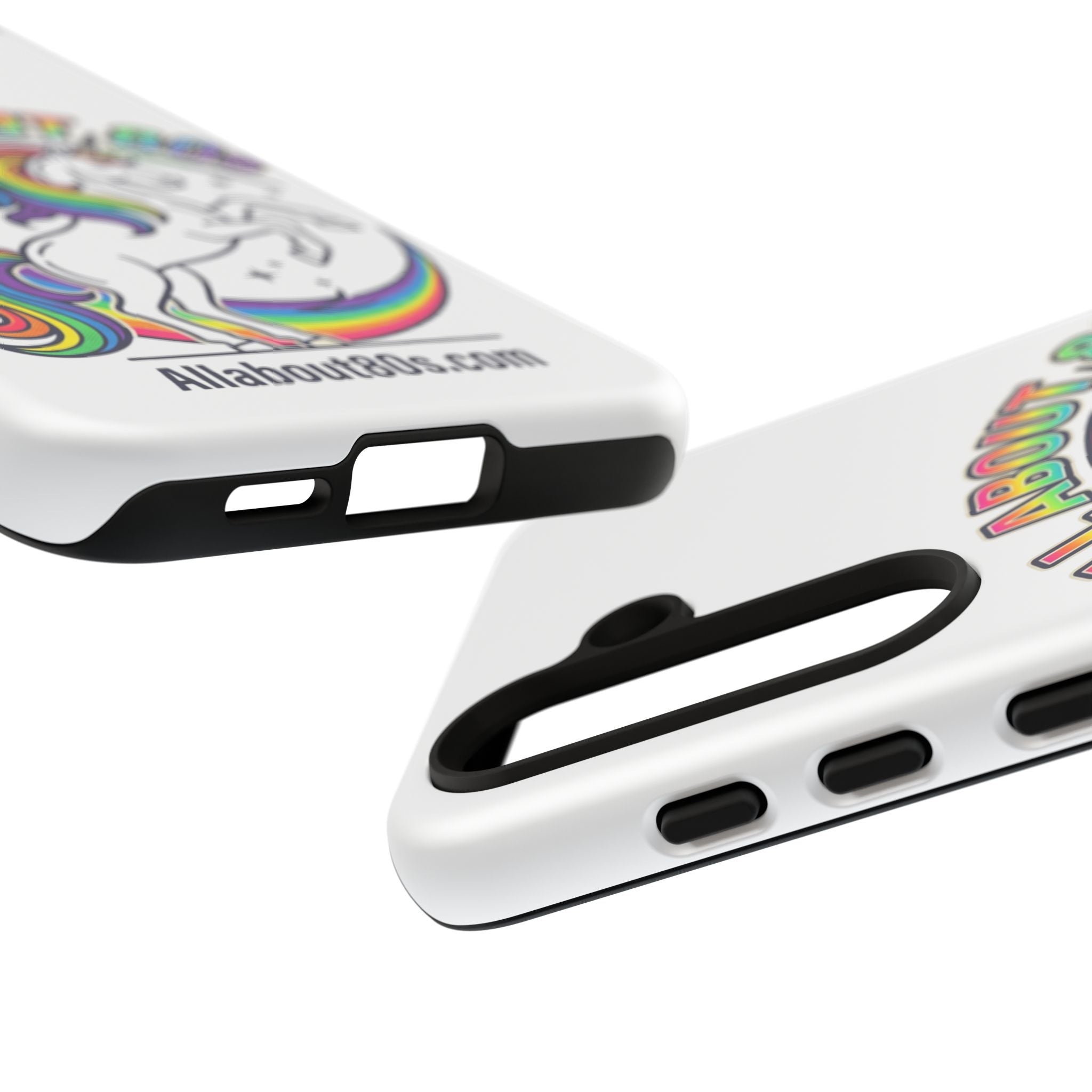All About 80s Rainbow Unicorn Phone Case