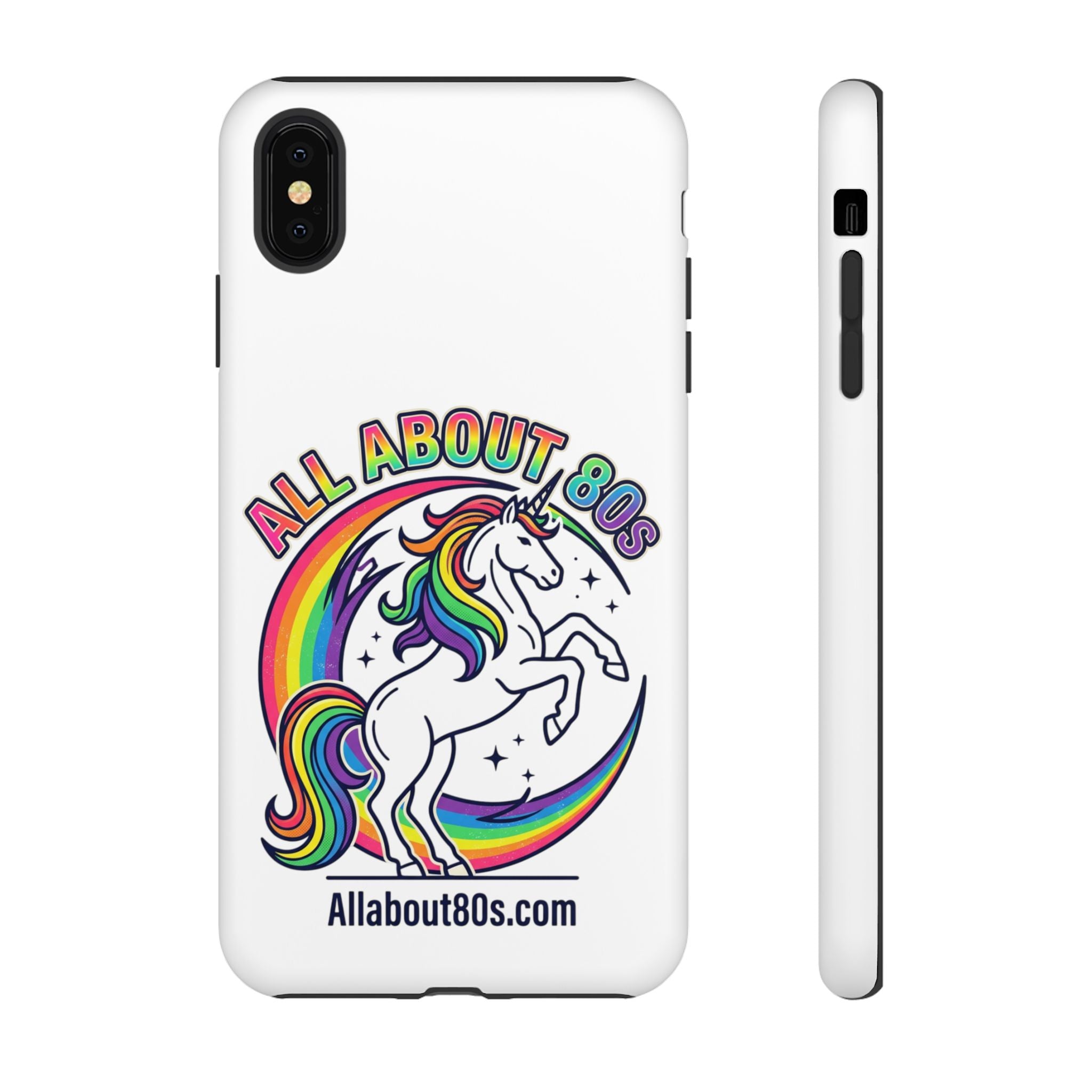 All About 80s Rainbow Unicorn Phone Case