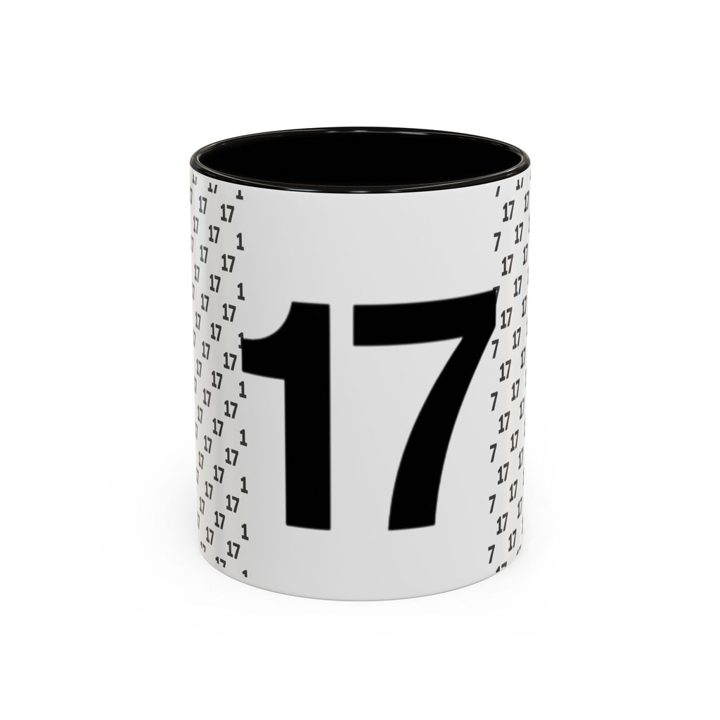 Minimalist Number Pattern Coffee Mug (11oz & 15oz)